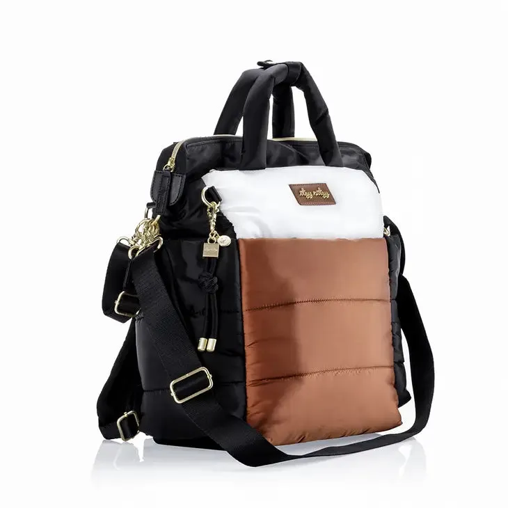 Itzy Ritzy *New* Dream Convertible™ Coffee & Cream Diaper Bag