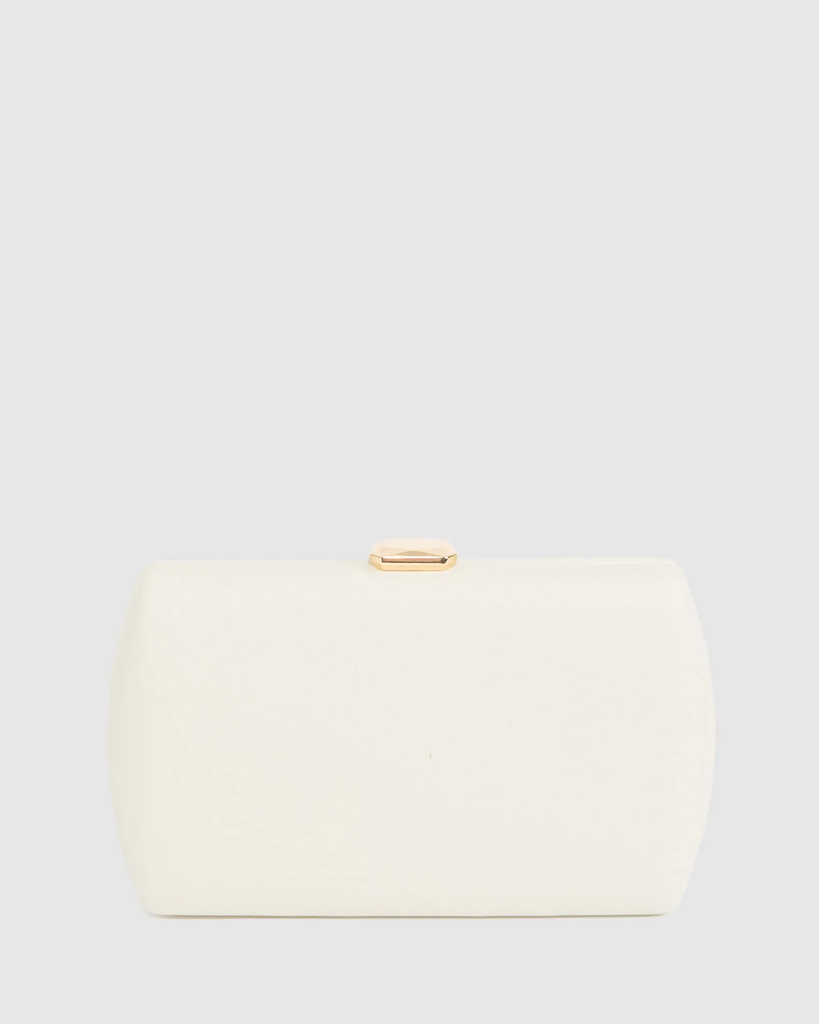 Ivory Aliana Hardcase Clutch Bag