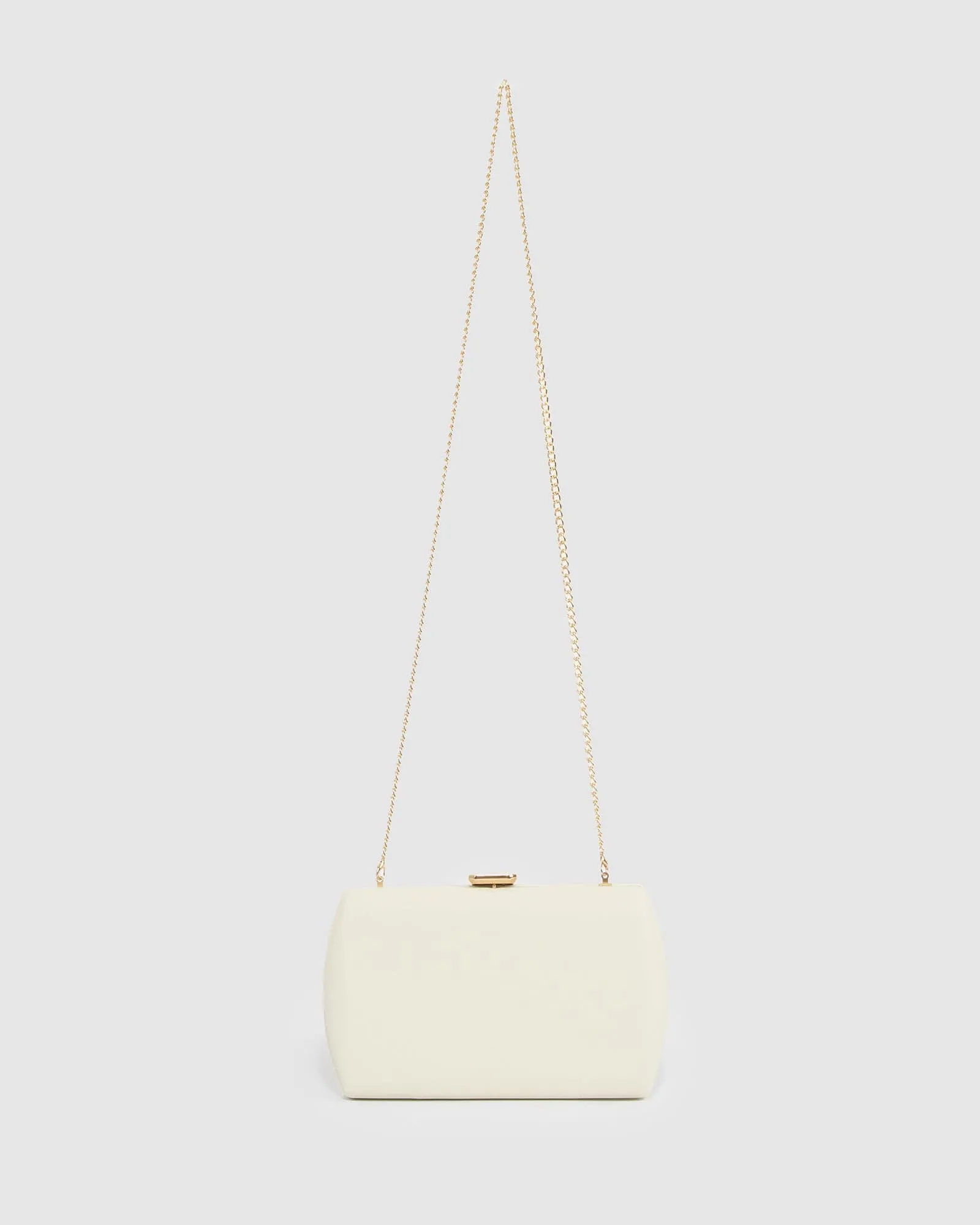 Ivory Aliana Hardcase Clutch Bag