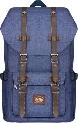KAUKKO Travel Laptop Backpack Outdoor Rucksack Causal backpack Fits 15.6"(Oxford Blue)