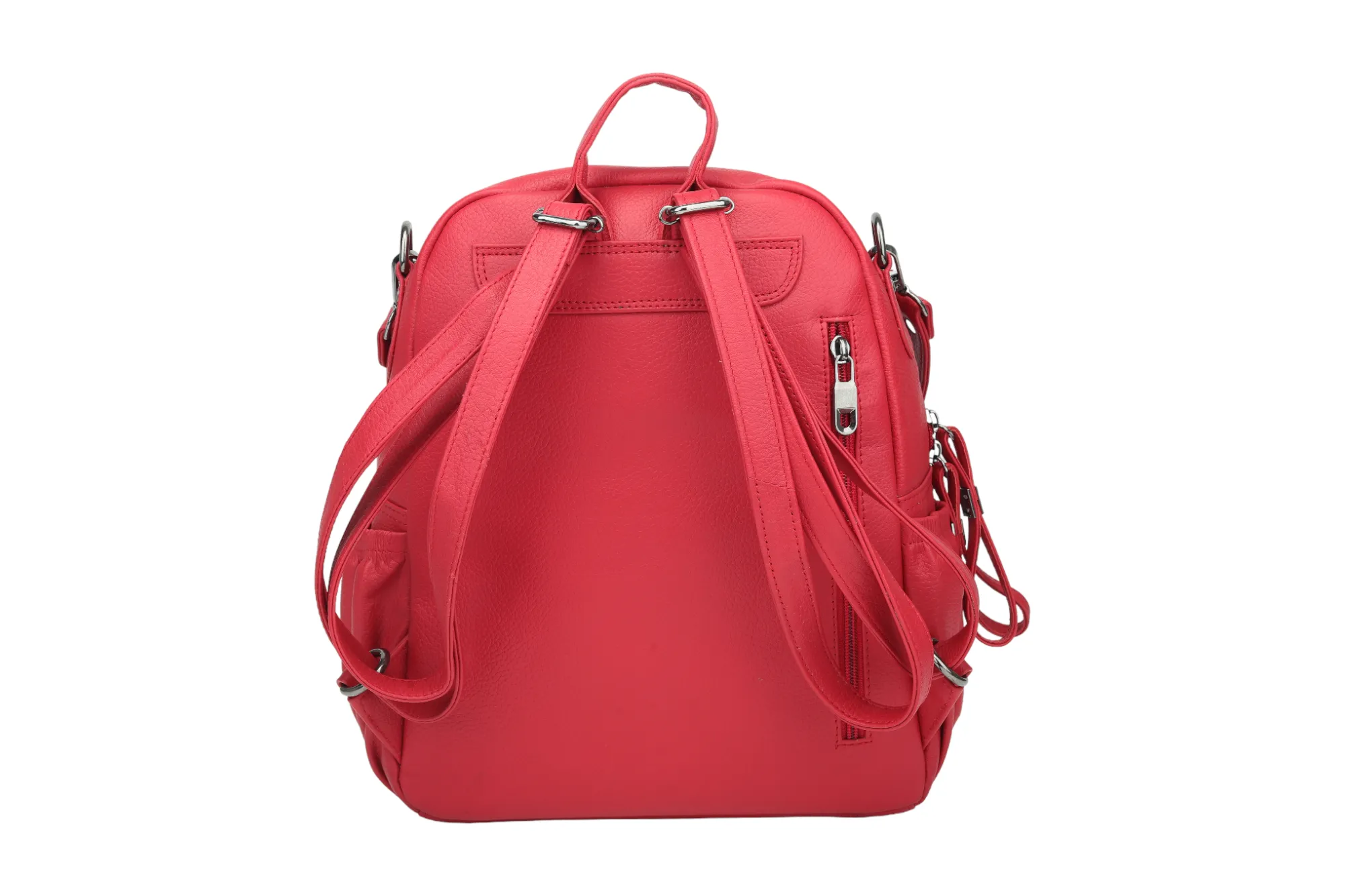 Ladies Premium Leather Backpack with Hand bag 99532