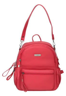 Ladies Premium Leather Backpack with Hand bag 99532