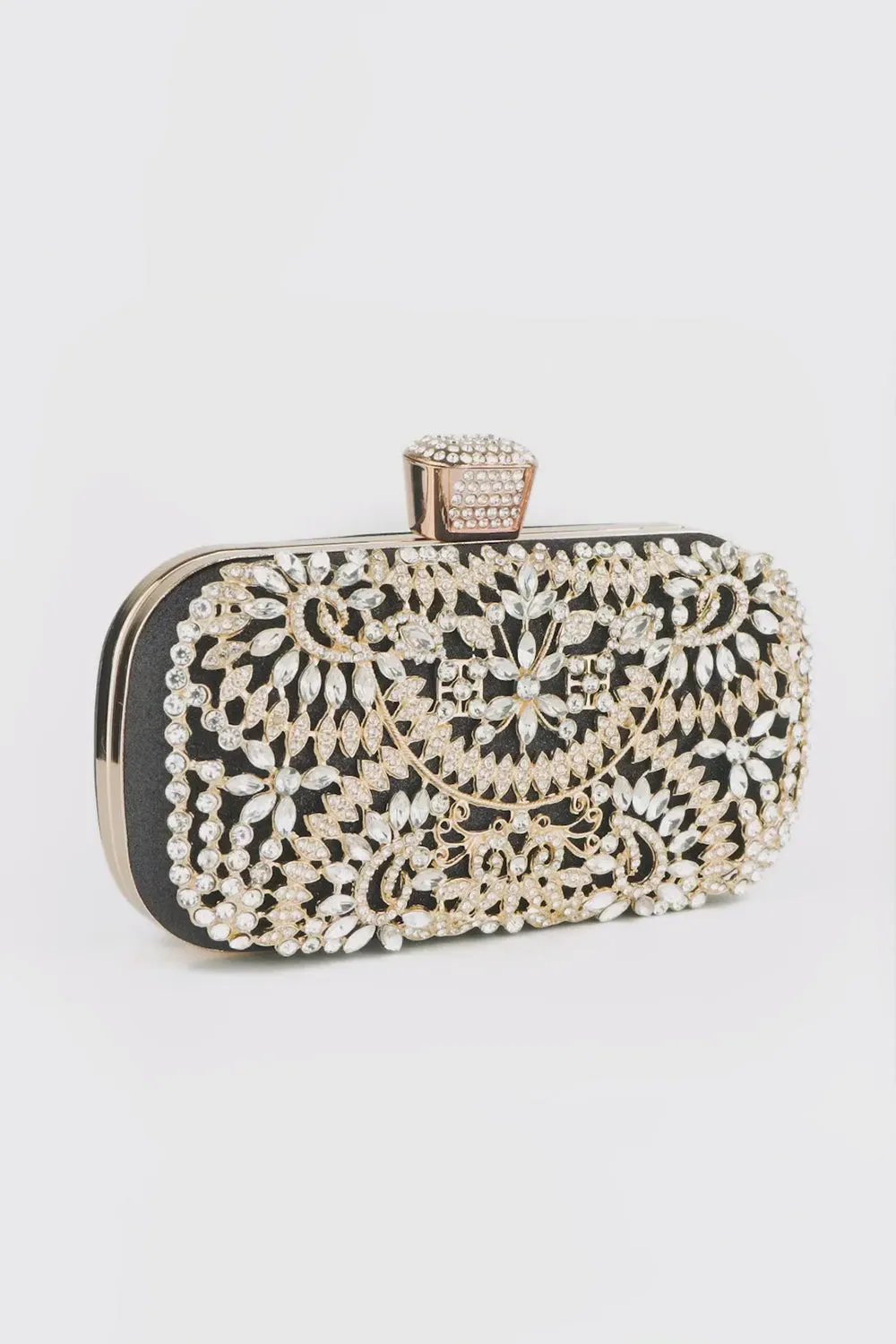 Luxurious Flower Clutch Bag