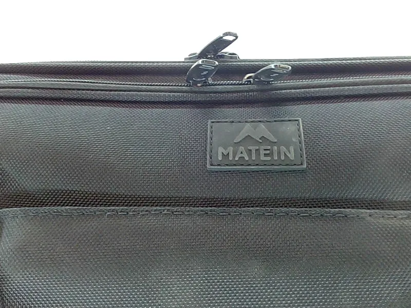 Matein Compact Black Carry-On Suitcase