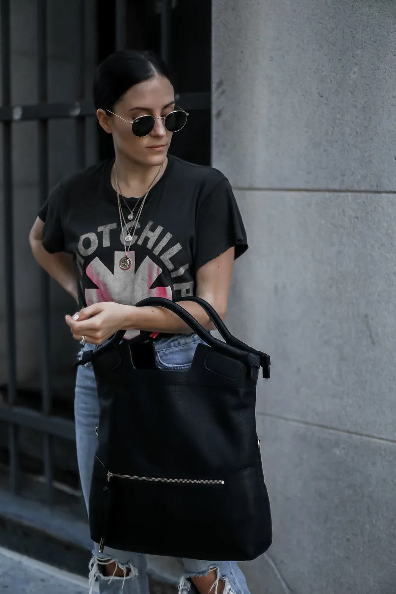 Mid City Tote in Black