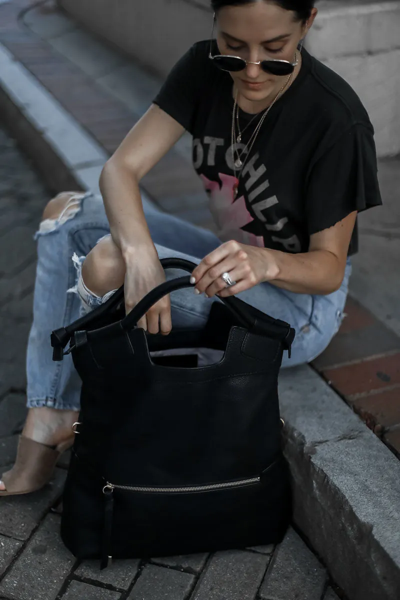 Mid City Tote in Black