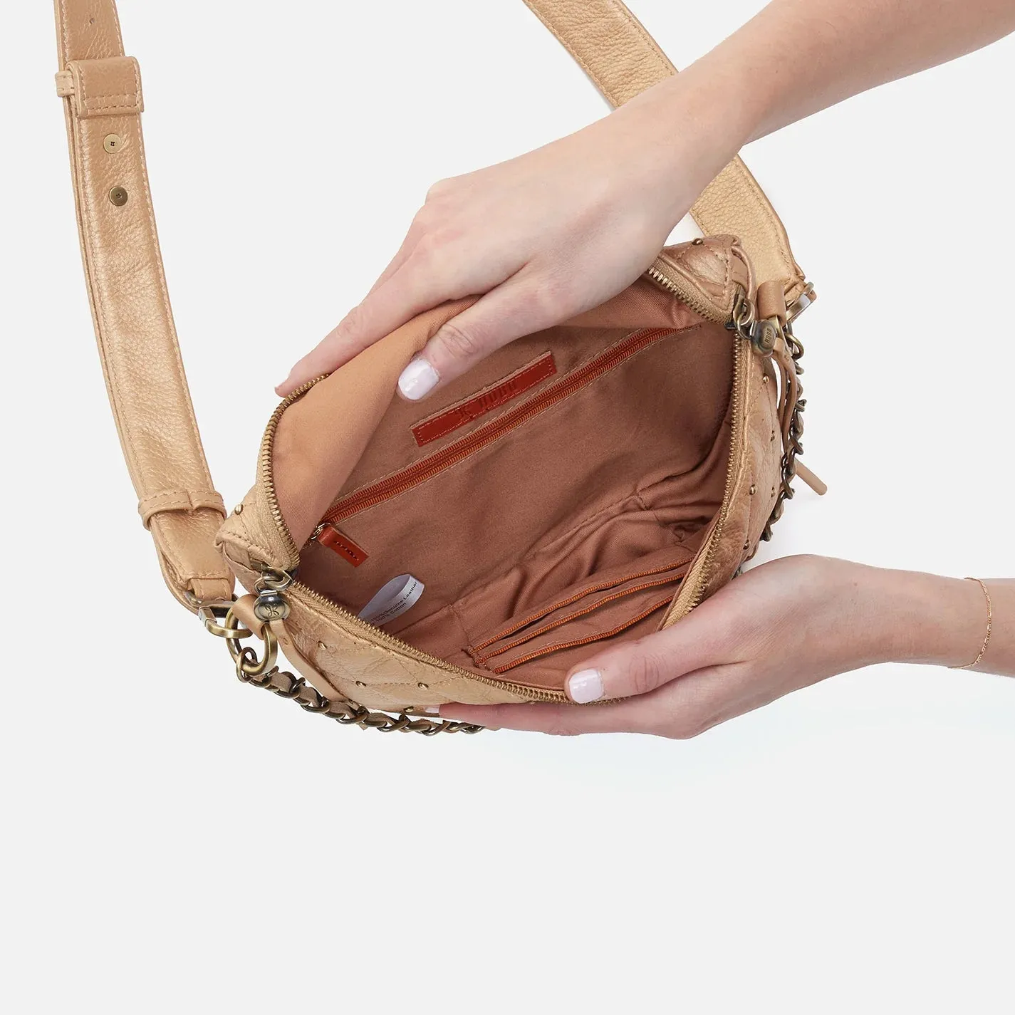 Miri Metallic Belt Bag