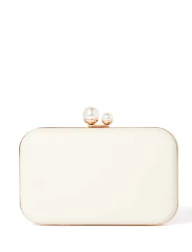 Nancy Pearl Clasp Hardcase Clutch