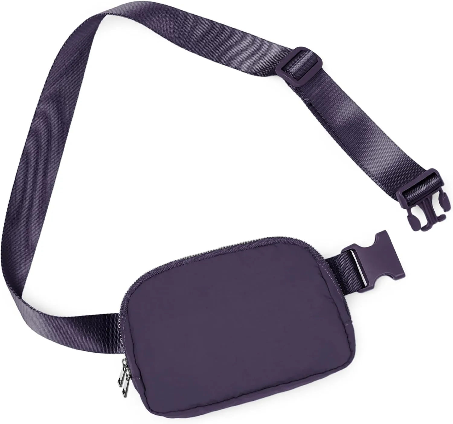 ODODOS Everywhere Belt Bag with Adjustable Strap, Small Waist Pouch Fanny Pack for Workout Running Travelling Hiking, Navy Cosmos