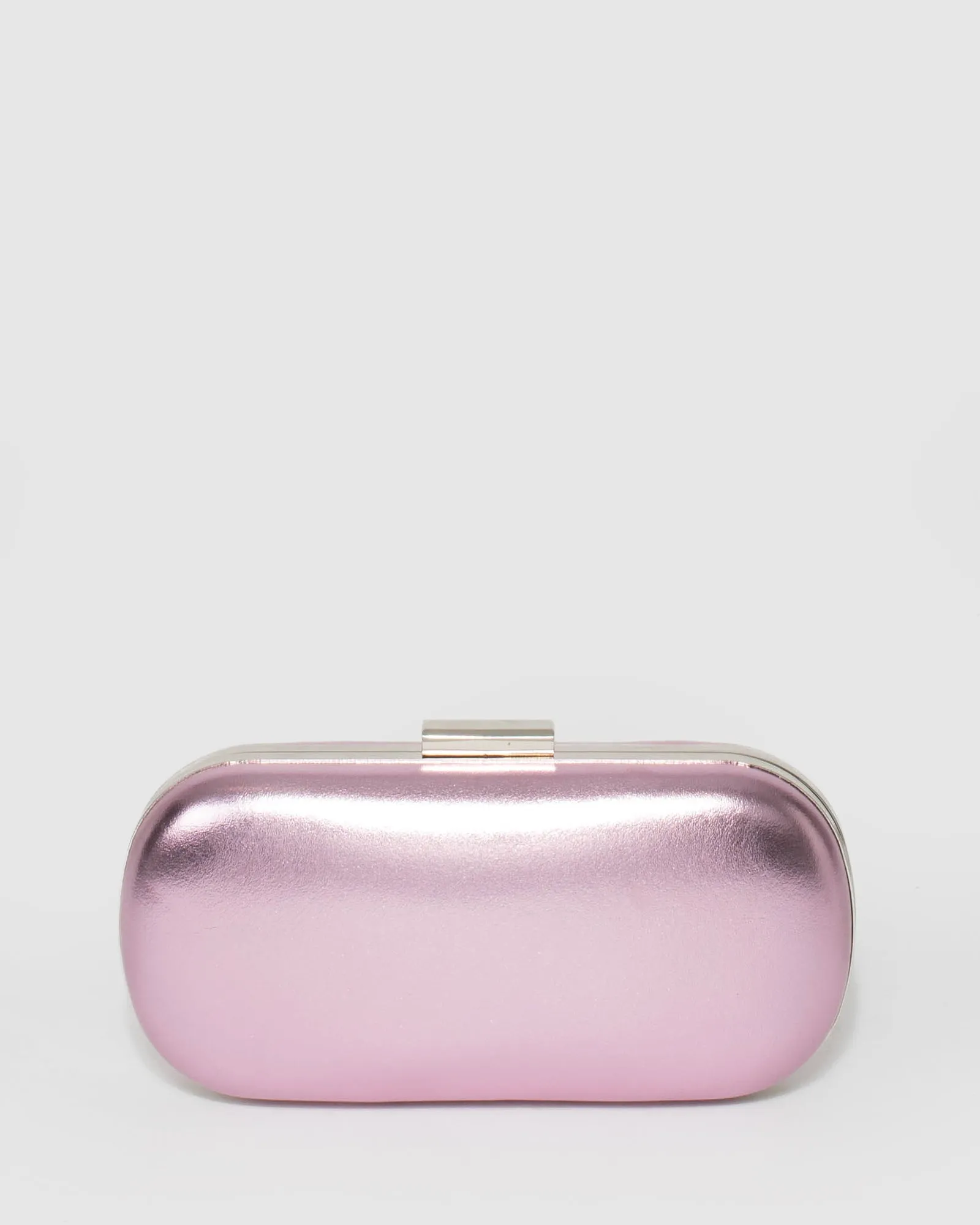 Pink Monika Hardcase Clutch Bag