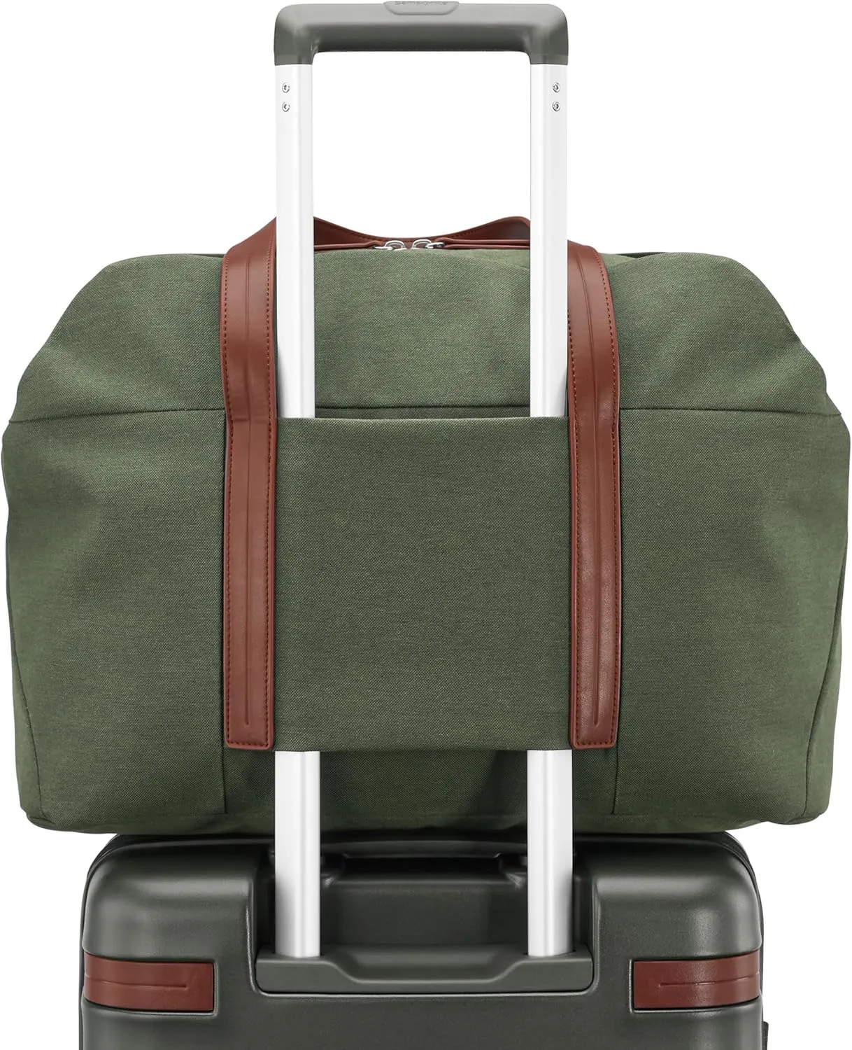 Samsonite Virtuosa Weekender Duffel Overnight Bag with Laptop Computer Sleeve, Pine Green