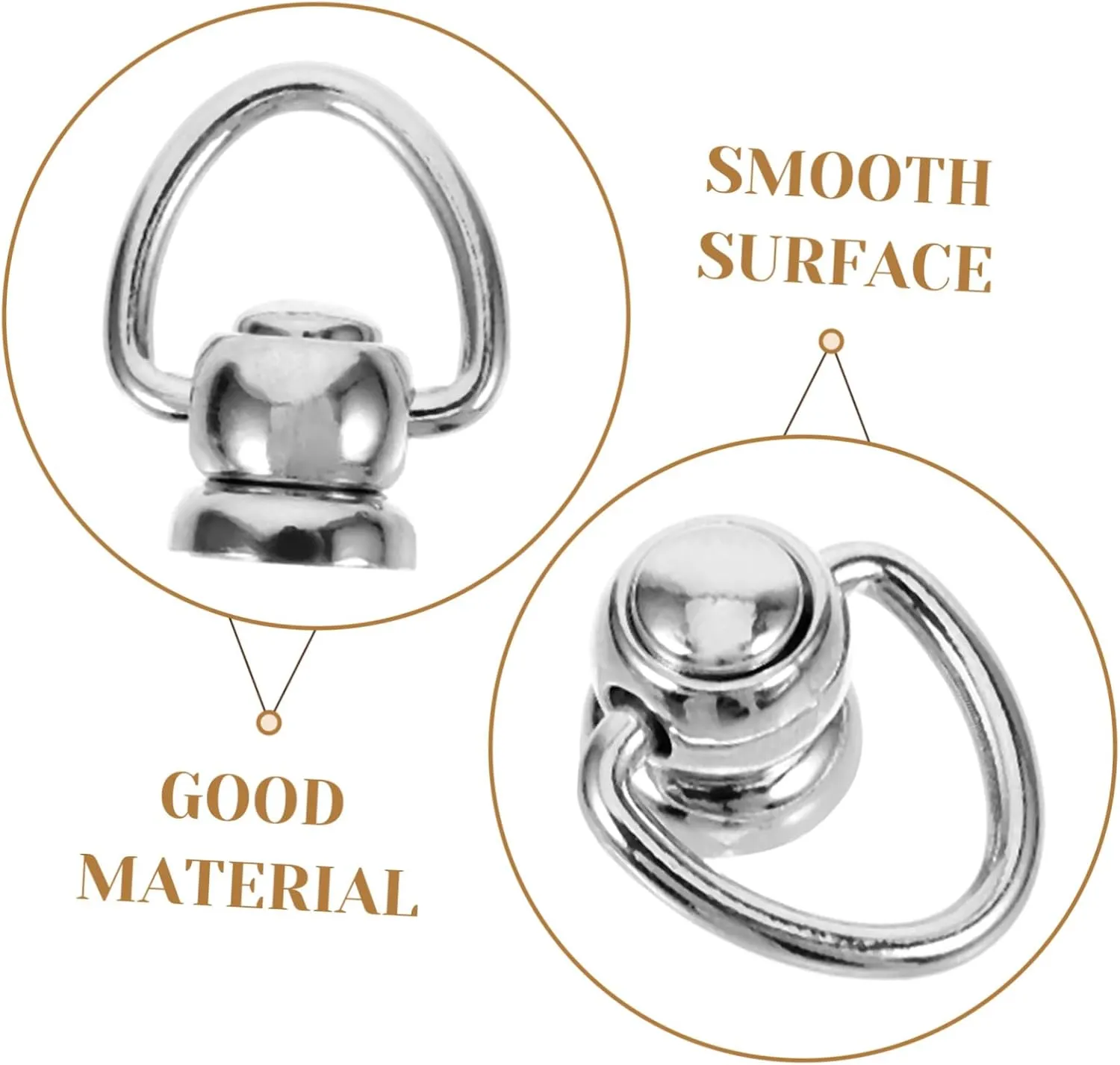 SHINEOFI Stylish Luggage Buckle Chain Link Parts 10 Pack Purse Chain Buckles Bag Hardware Supplies