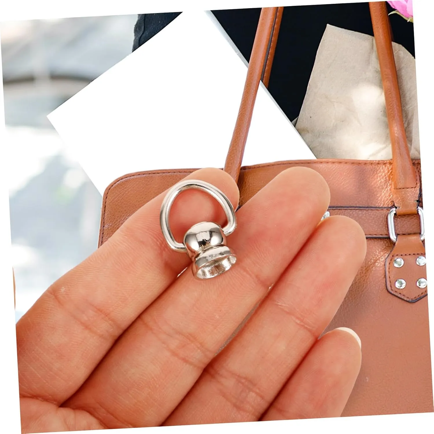 SHINEOFI Stylish Luggage Buckle Chain Link Parts 10 Pack Purse Chain Buckles Bag Hardware Supplies