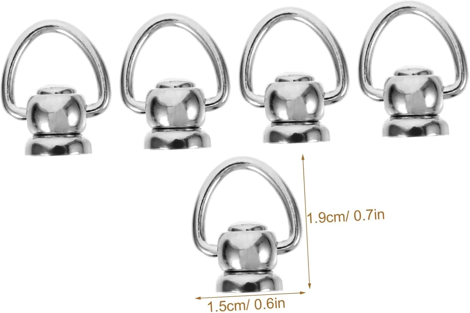 SHINEOFI Stylish Luggage Buckle Chain Link Parts 10 Pack Purse Chain Buckles Bag Hardware Supplies