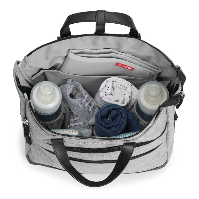 Skip Hop Trio Convertible Nappy Backpack - Grey Heather
