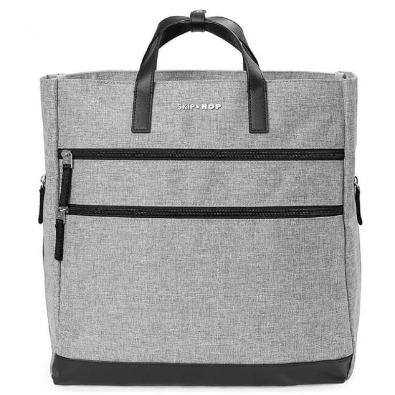 Skip Hop Trio Convertible Nappy Backpack - Grey Heather