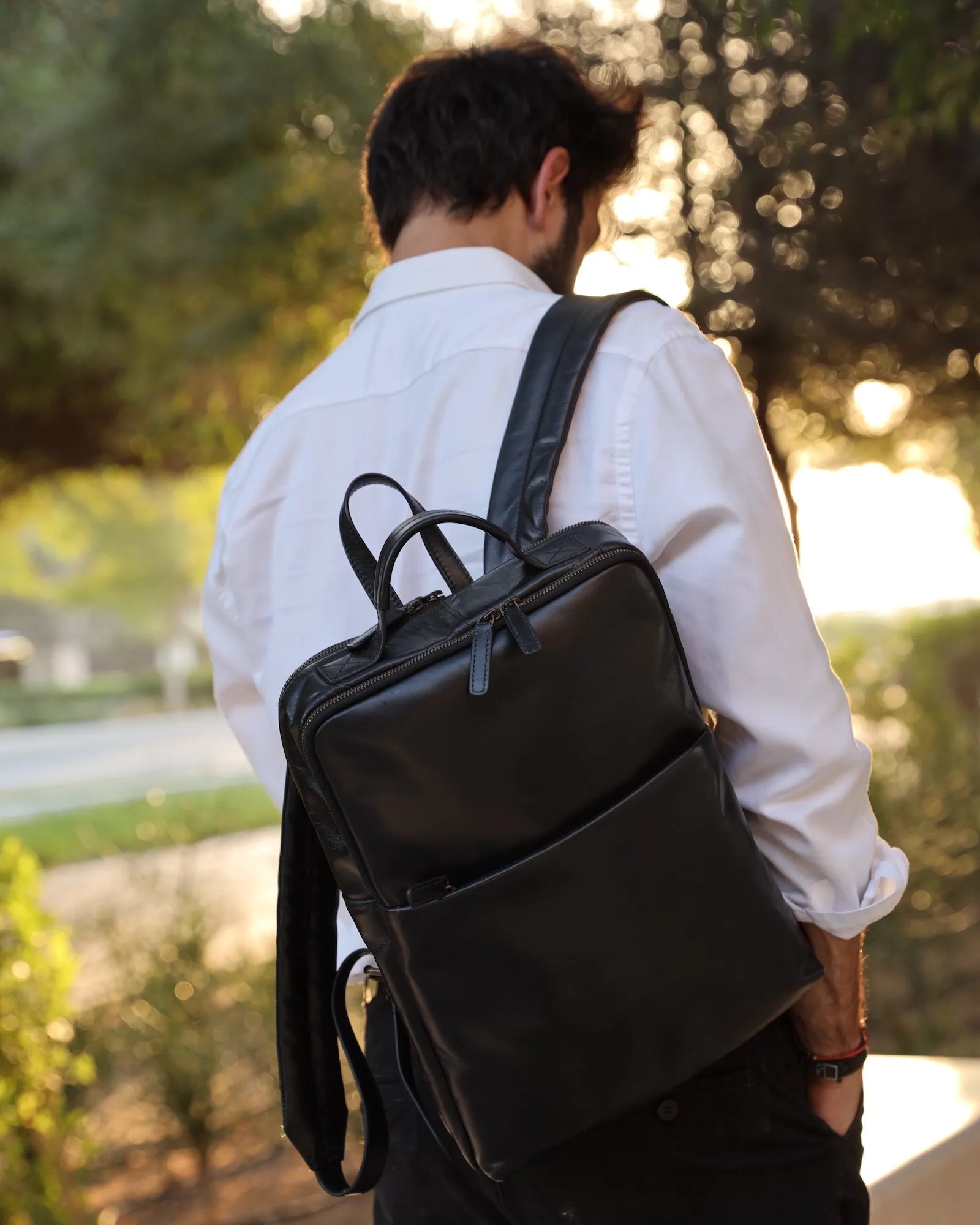 Soho Urbanist Slim Backpack | Black