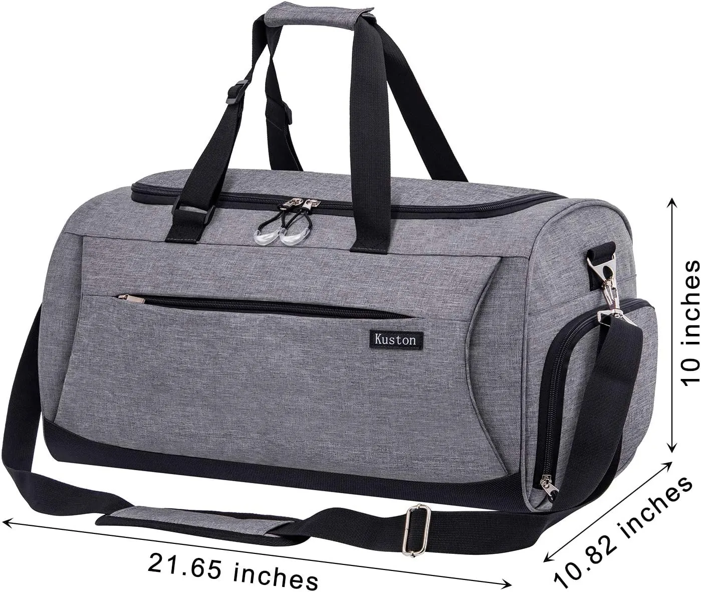Sports Gym Bag with Shoes Compartment for Men and Women