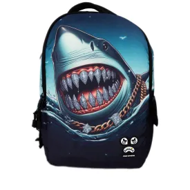 Streetz Iz Watchin Shark Hustle Backpack - Black
