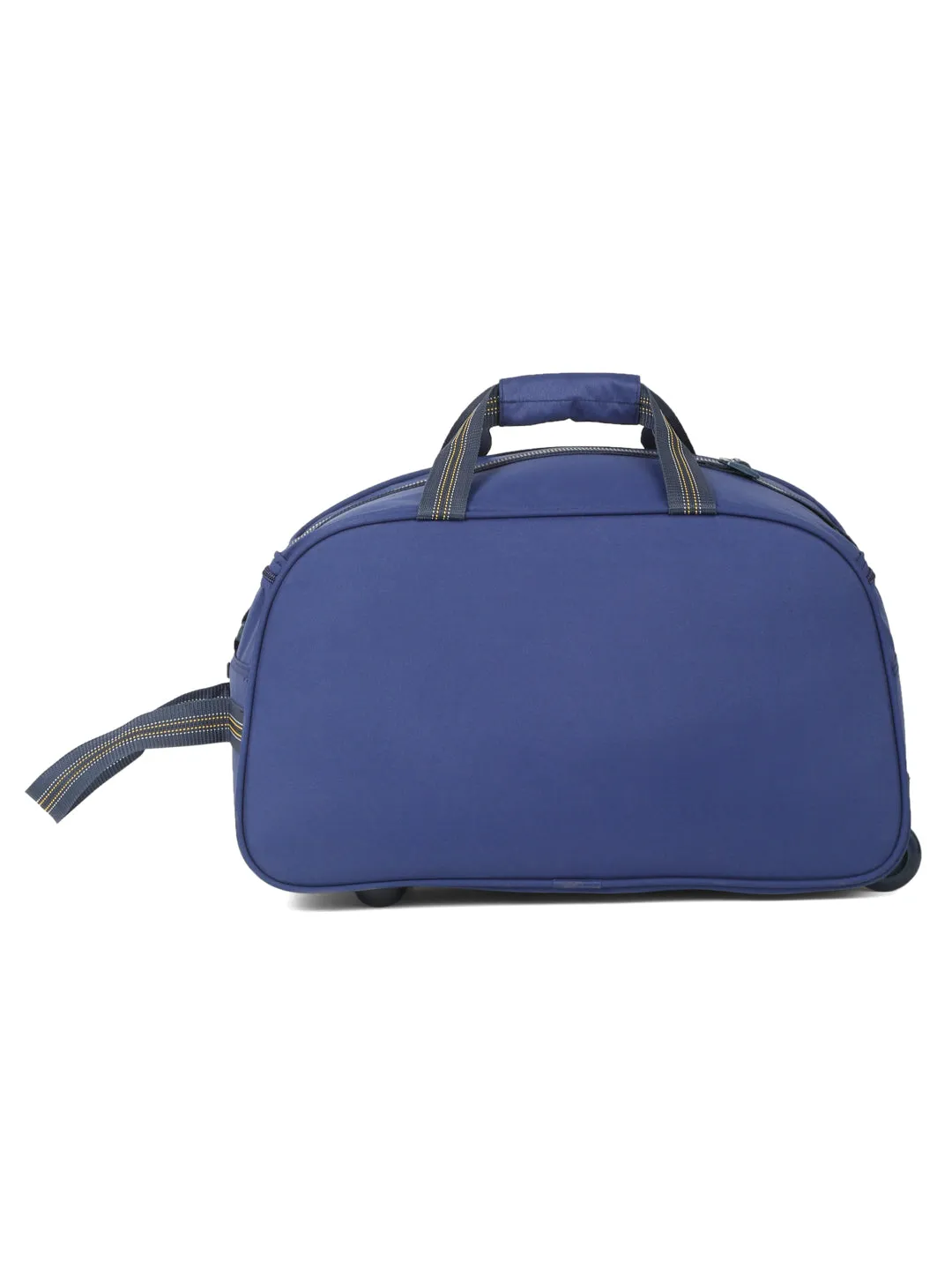 Teakwood Leather Navy Blue Printed Large Duffel Bag