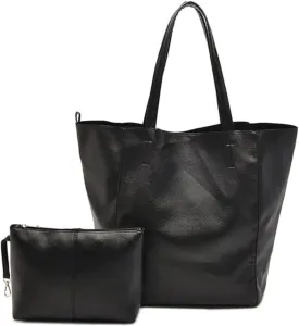 Tote Bag Set for Women, Top Handle Satchel Purse Set Oversized Shoulder Handbag Large Capacity Hobo Bags Soft PU Leather