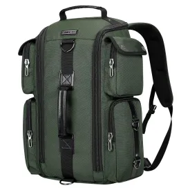 Travel Backpack for Men Carry on Nylon Duffel Bags Large Capacity Laptop Backpack for 17 Inch(6695 Army Green)