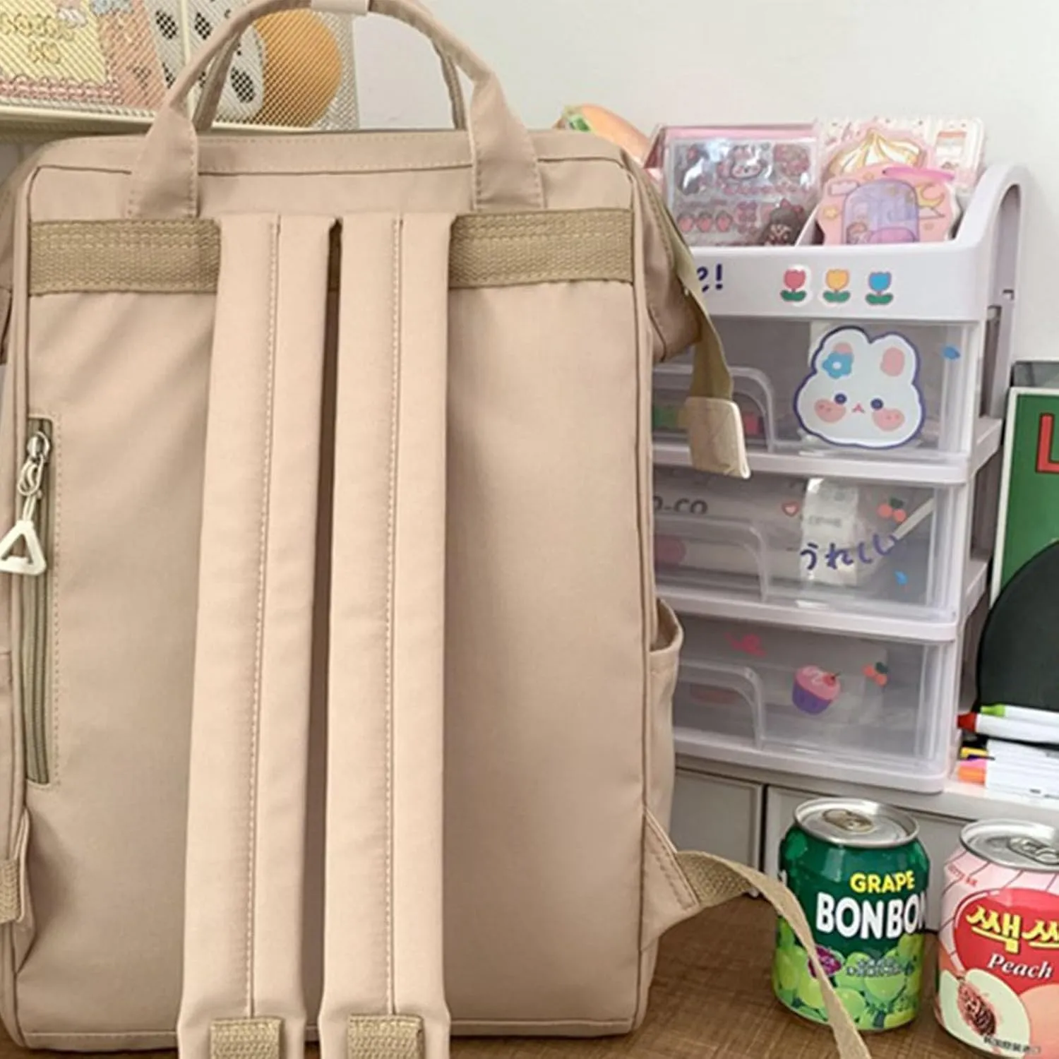 Travel Laptop Backpack for Women Men Khaki Carry on Flight Approved Backpack for College Nurse Teacher Large Lightweight Work Backpack Purse Bag Personal Item Backpacks