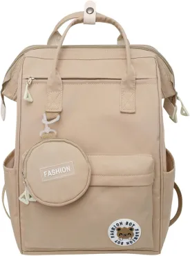 Travel Laptop Backpack for Women Men Khaki Carry on Flight Approved Backpack for College Nurse Teacher Large Lightweight Work Backpack Purse Bag Personal Item Backpacks