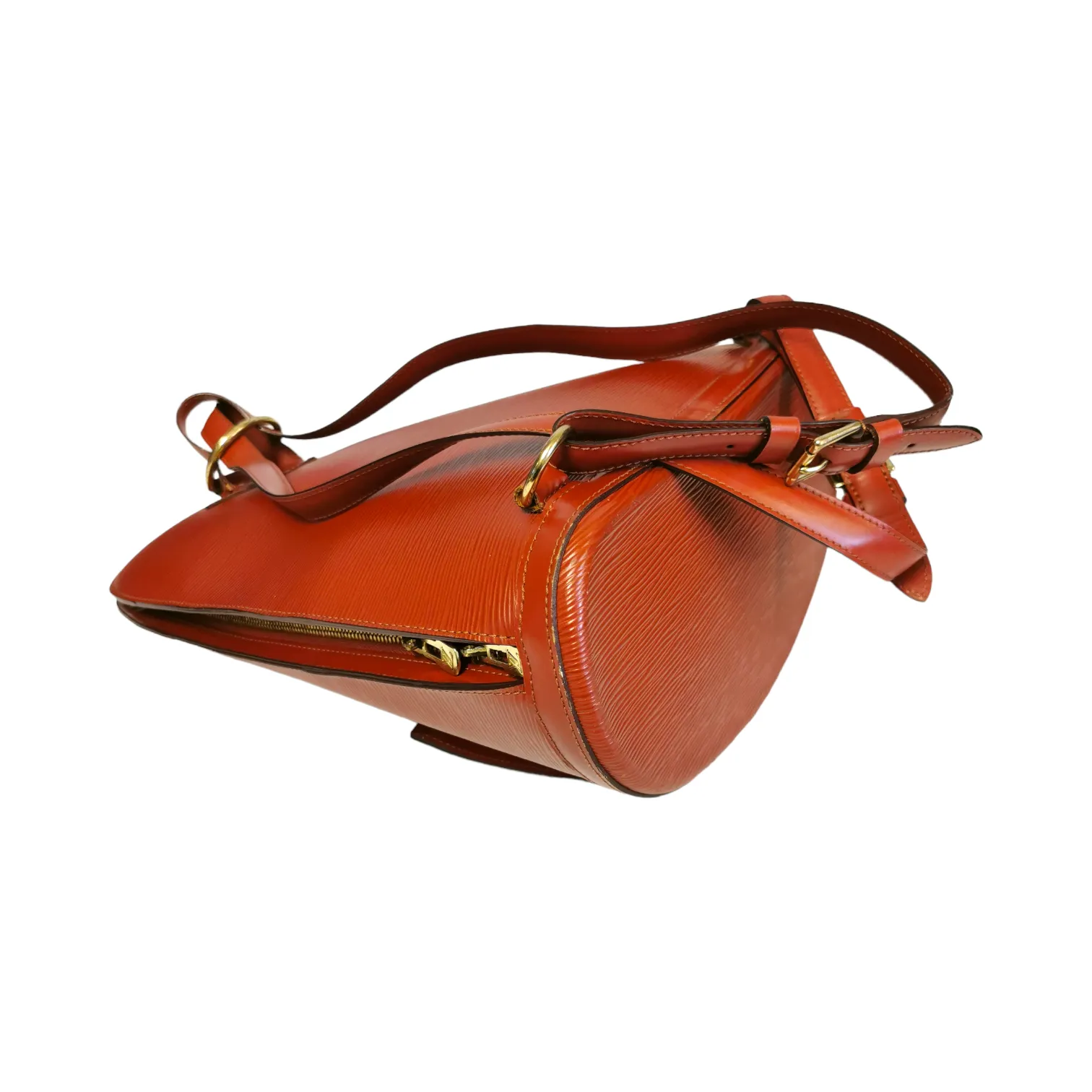 Trendy Inspired Louis Vuitton Gobelin Backpack Brown Epi Gold