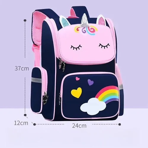 Unicorn waterproof travel backpack, cute and practical construction,