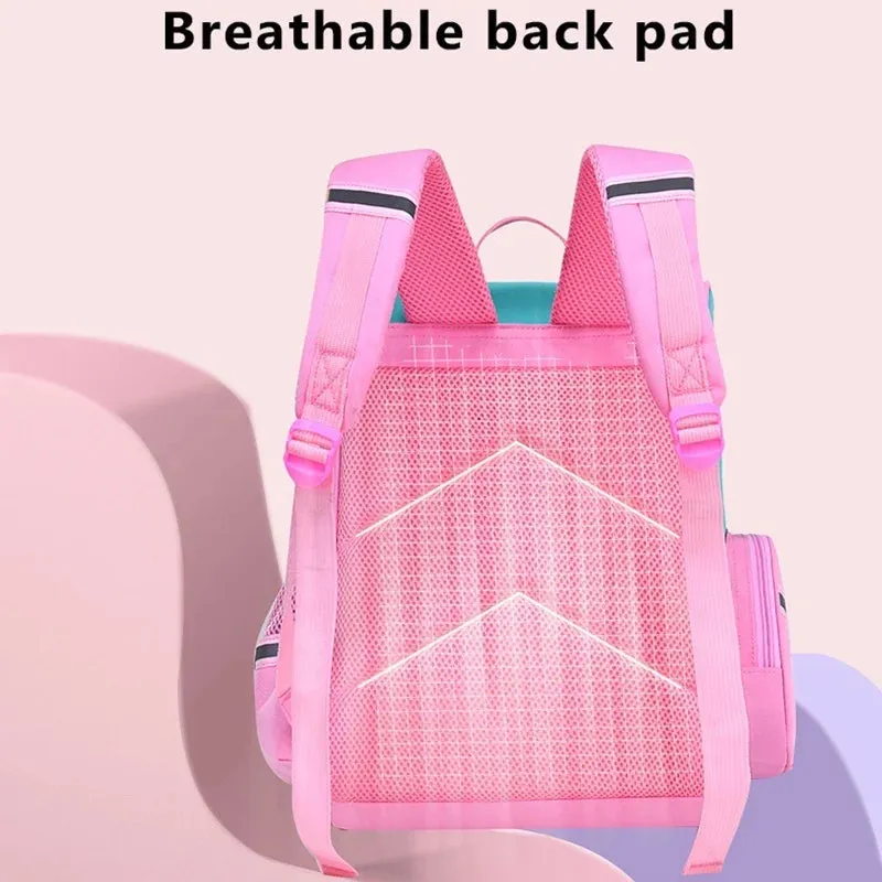 Unicorn waterproof travel backpack, cute and practical construction,