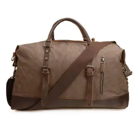 Vintage Canvas Travel Duffel Bag