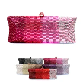 Wella Ombre Stripe Sequin Long Evening Clutch