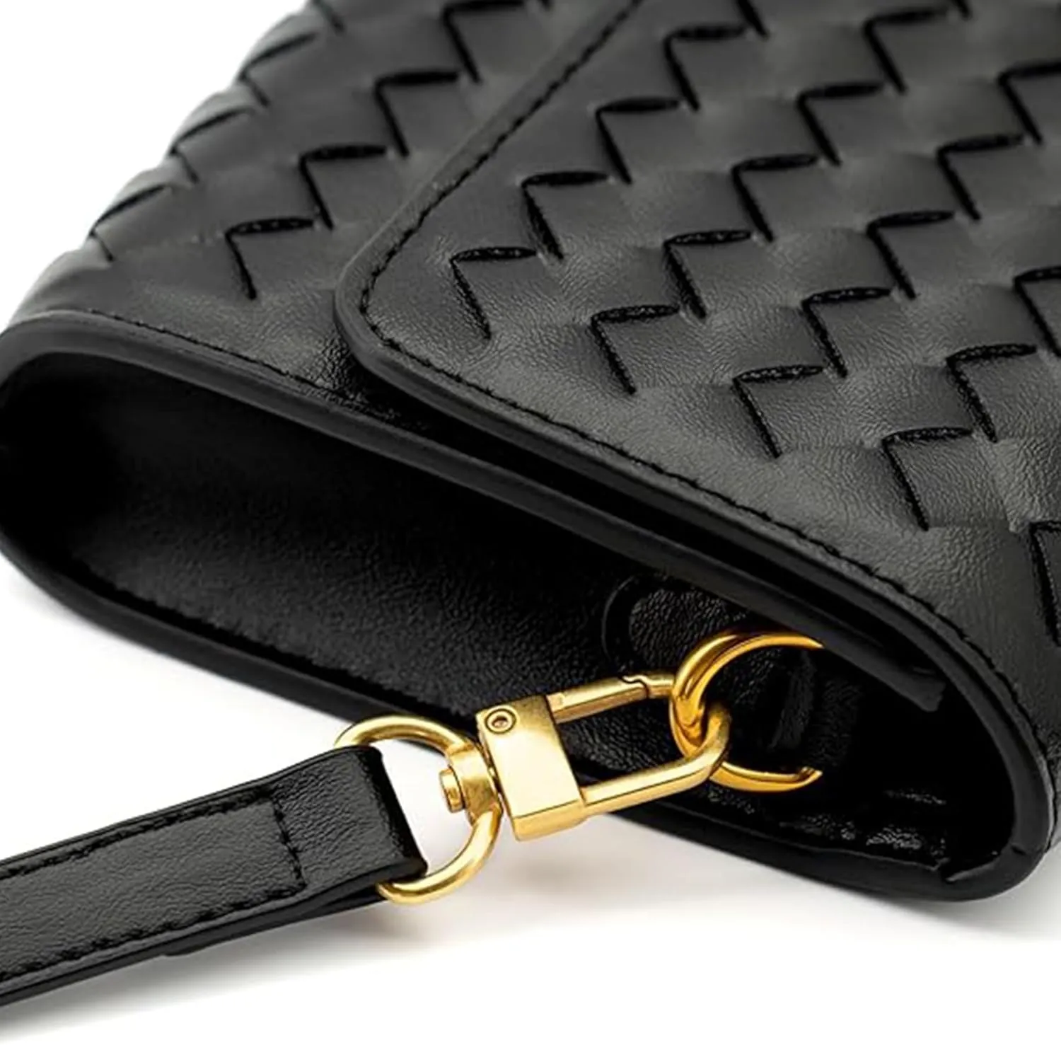Woven Evening Clutch Purses Shoulder Handbag Crossbody Bags with Adjustable Shoulder Strap Trendy Handmade