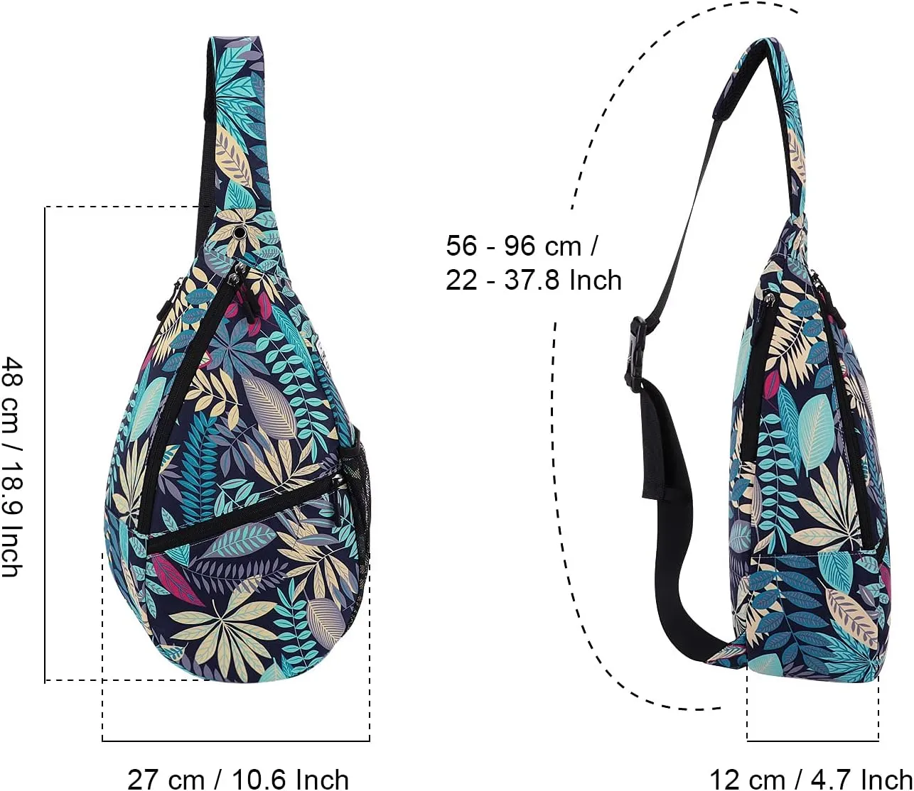 XEYOU Unisex Sling Bag Multipurpose Crossbody Shoulder Bag Travel Chest Pack for Men Women Lightweight Casual Daypacks