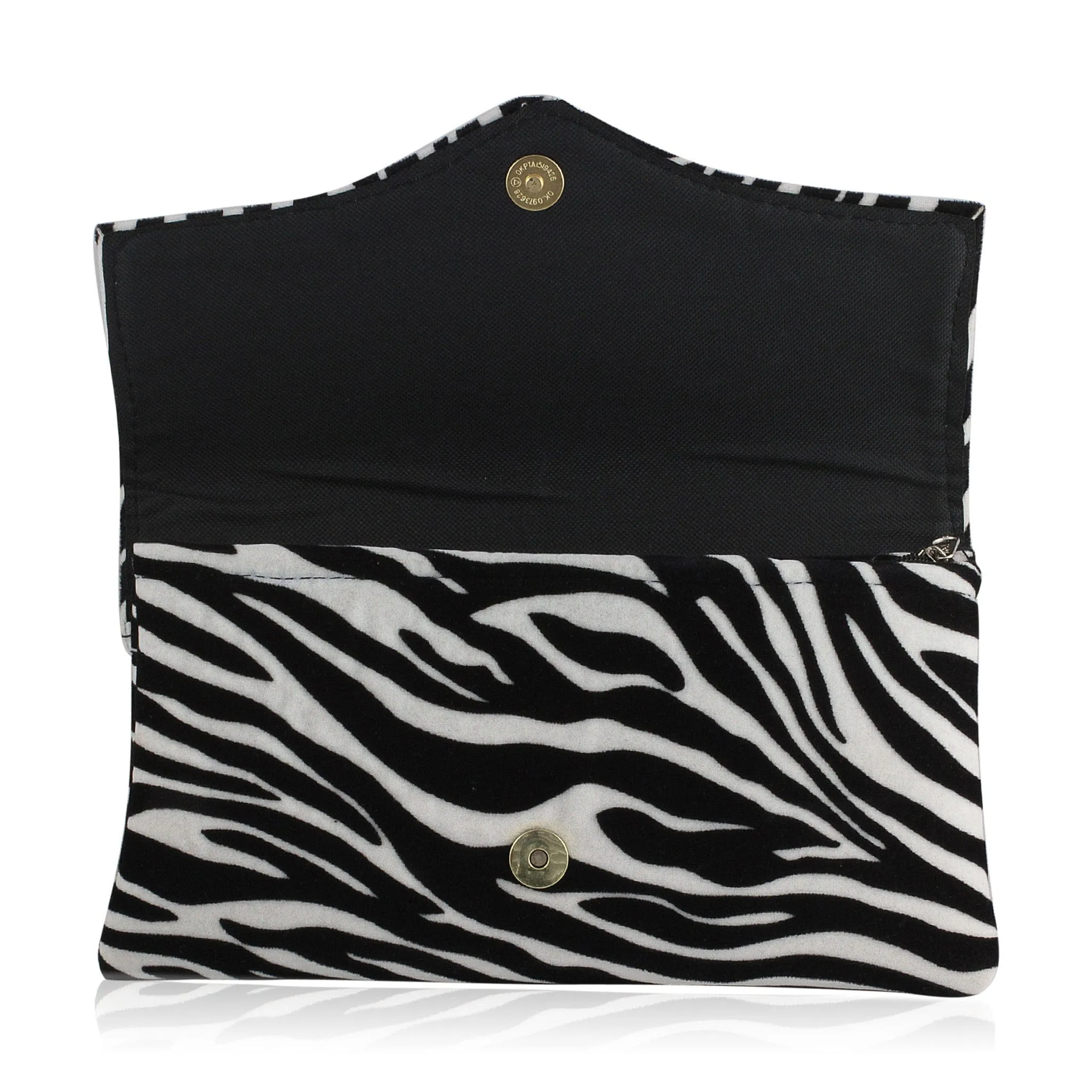 Zebra Envelope Clutch