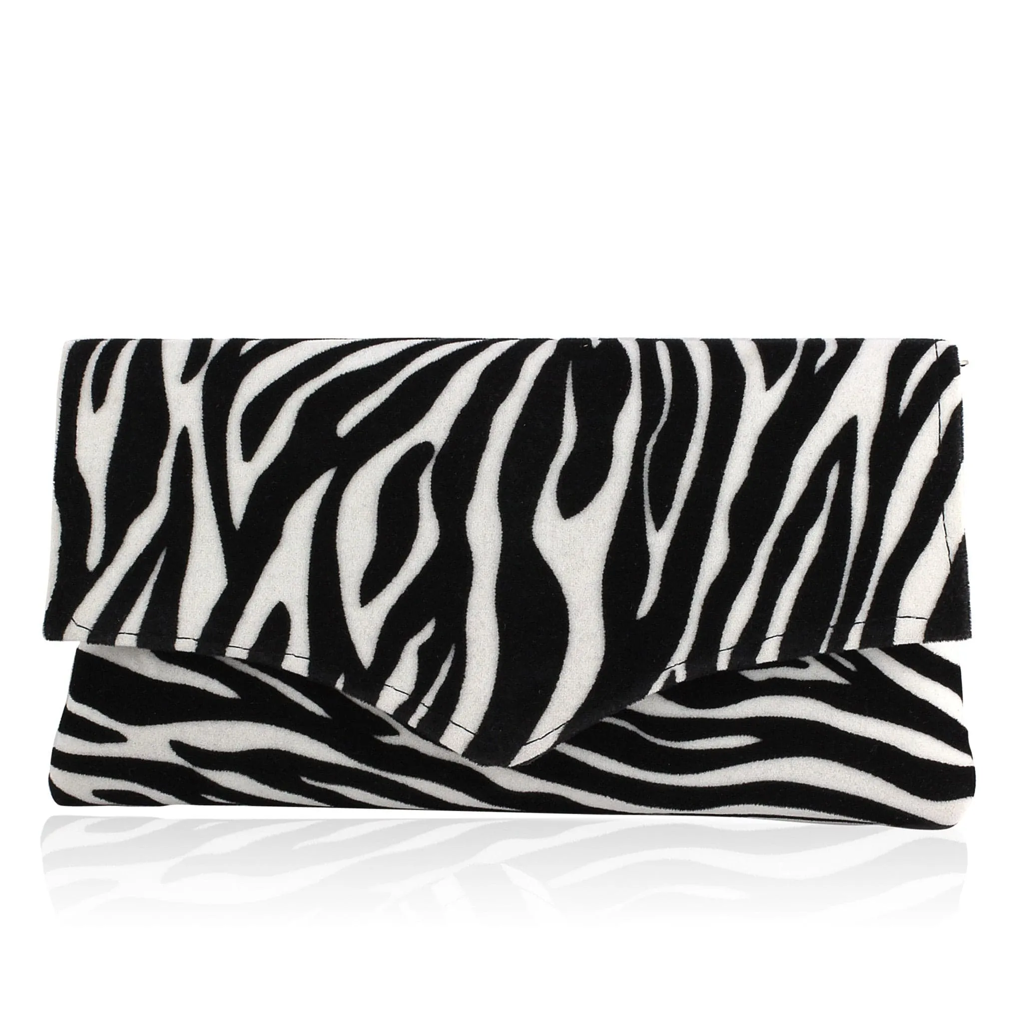 Zebra Envelope Clutch